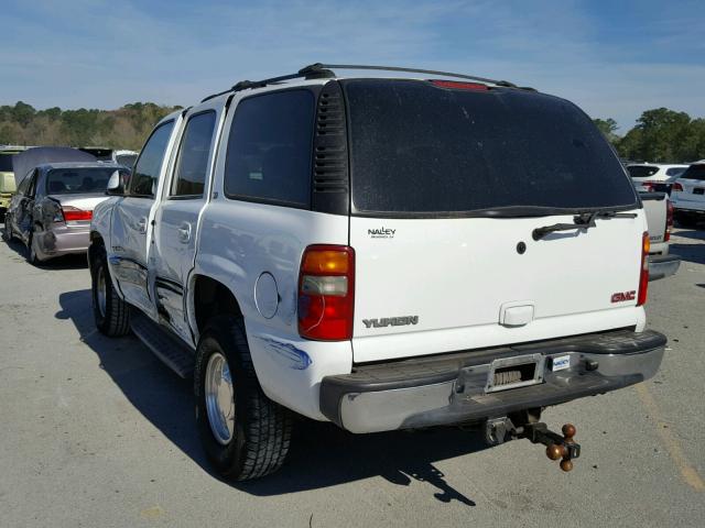 1GKEK13Z23R295056 - 2003 GMC YUKON WHITE photo 3