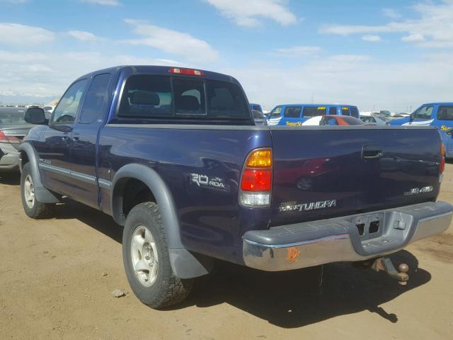 5TBBT44152S277729 - 2002 TOYOTA TUNDRA ACC PURPLE photo 3