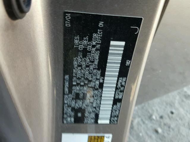 JTLKT324850192541 - 2005 TOYOTA SCION XB 灰色 照片 10