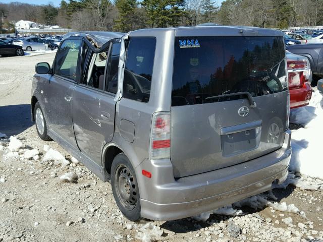 JTLKT324850192541 - 2005 TOYOTA SCION XB GRAY photo 3