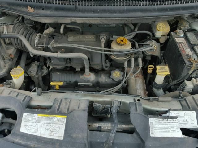 1D4GP25363B218464 - 2003 DODGE CARAVAN SE GREEN photo 7