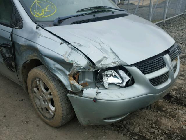 1D4GP25363B218464 - 2003 DODGE CARAVAN SE GREEN photo 9