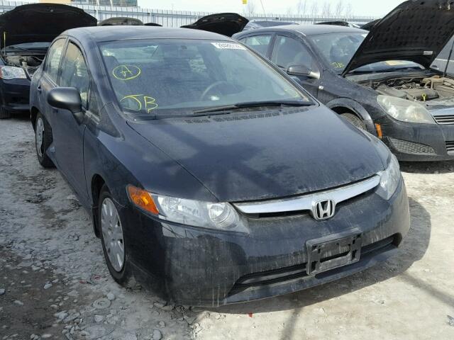 2HGFA16367H010344 - 2007 HONDA CIVIC DX BLACK photo 1