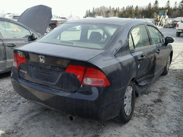 2HGFA16367H010344 - 2007 HONDA CIVIC DX BLACK photo 4