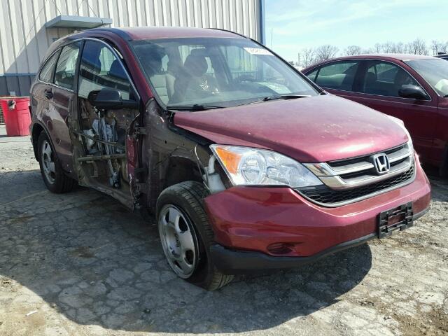 5J6RE4H31AL043514 - 2010 HONDA CR-V LX MAROON photo 1