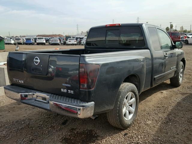 1N6BA06A39N304068 - 2009 NISSAN TITAN XE GRAY photo 4