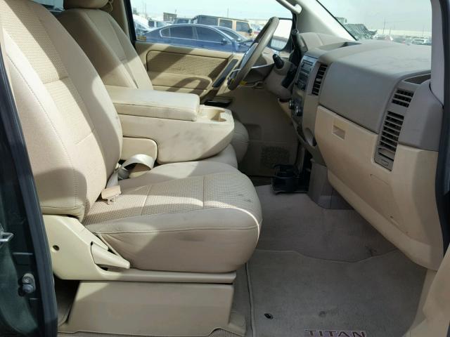 1N6BA06A39N304068 - 2009 NISSAN TITAN XE GRAY photo 5