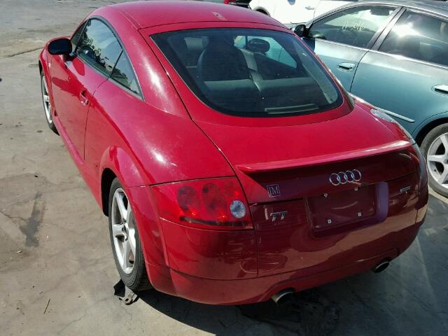 TRUWT28N911005082 - 2001 AUDI TT QUATTRO RED photo 3