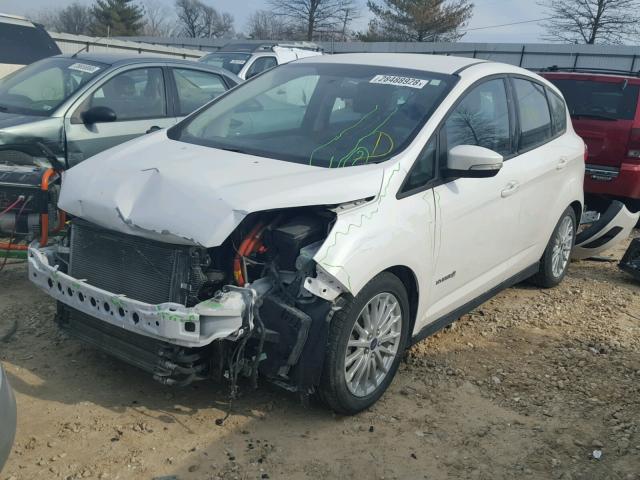 1FADP5AUXDL504433 - 2013 FORD C-MAX SE WHITE photo 2