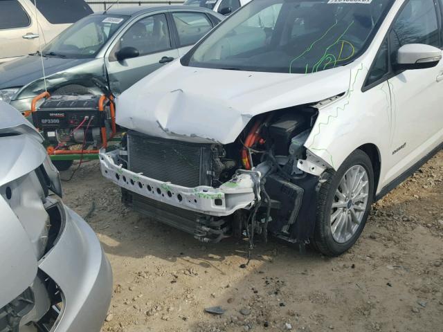 1FADP5AUXDL504433 - 2013 FORD C-MAX SE WHITE photo 9