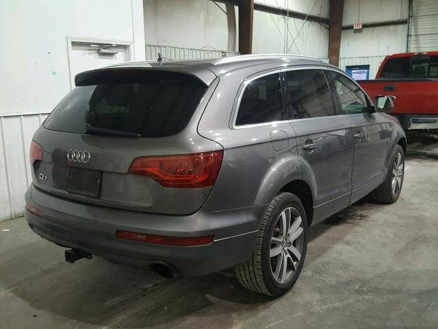 WA1LGAFE9BD006080 - 2011 AUDI Q7 PREMIUM GRAY photo 4