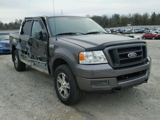 1FTPW14515KB89486 - 2005 FORD F150 SUPER GRAY photo 1