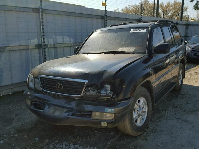 JT6HT00WXX0027450 - 1999 LEXUS LX 470 BLACK photo 2