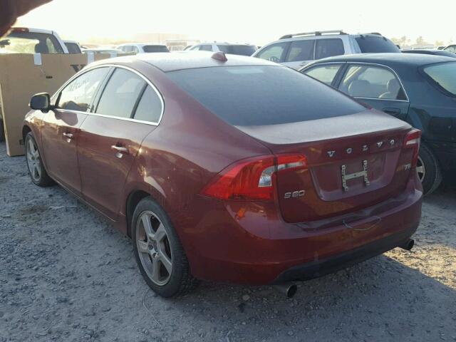 YV1622FS2C2079358 - 2012 VOLVO S60 T5 RED photo 3