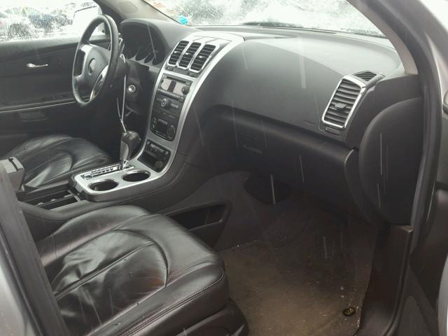 1GKLVMEDXAJ124715 - 2010 GMC ACADIA SLT ვერცხლისფერი ფოტო 5