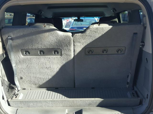 1J8HG48K96C225738 - 2006 JEEP COMMANDER SILVER photo 9