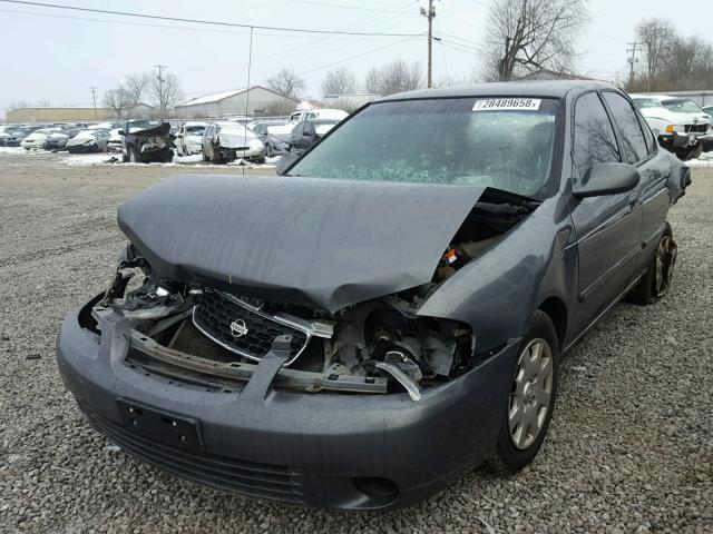 3N1CB51D5YL345287 - 2000 NISSAN SENTRA BAS GRAY photo 2