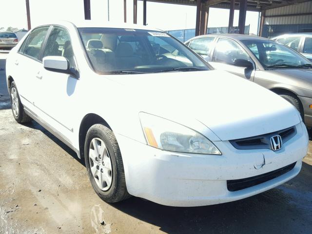 1HGCM56313A108823 - 2003 HONDA ACCORD LX WHITE photo 1