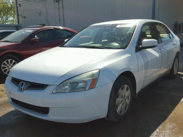 1HGCM56313A108823 - 2003 HONDA ACCORD LX WHITE photo 2