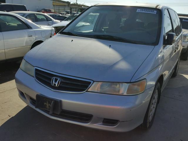 5FNRL18574B095457 - 2004 HONDA ODYSSEY LX SILVER photo 2