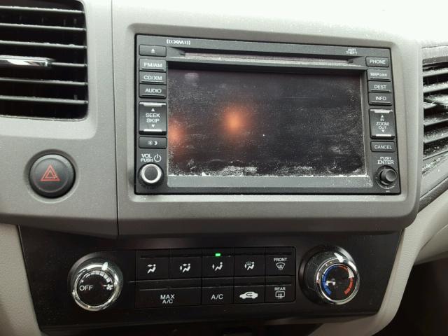 19XFB2F83CE341613 - 2012 HONDA CIVIC EX Boz foto 9