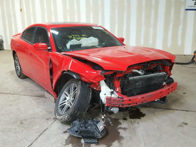 2C3CDXCT7EH360387 - 2014 DODGE CHARGER R/ RED photo 1