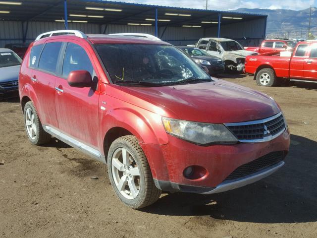 JA4MT41X59Z008755 - 2009 MITSUBISHI OUTLANDER RED photo 1