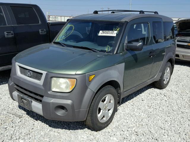 5J6YH28523L053903 - 2003 HONDA ELEMENT EX GREEN photo 2