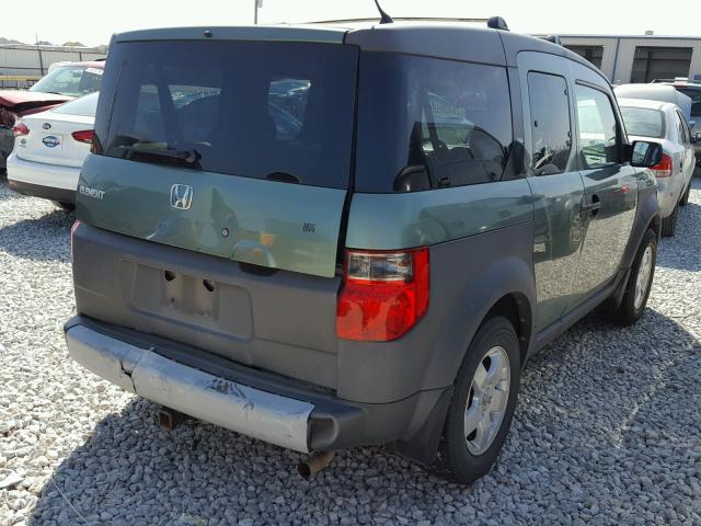 5J6YH28523L053903 - 2003 HONDA ELEMENT EX GREEN photo 4