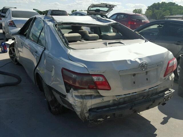 4T1BE46K47U141260 - 2007 TOYOTA CAMRY NEW SILVER photo 3