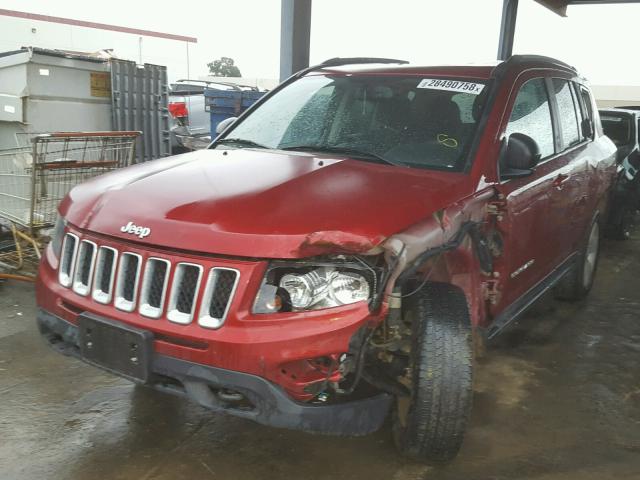 1C4NJDBBXGD658484 - 2016 JEEP COMPASS SP BURGUNDY photo 2