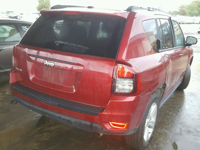 1C4NJDBBXGD658484 - 2016 JEEP COMPASS SP BURGUNDY photo 4