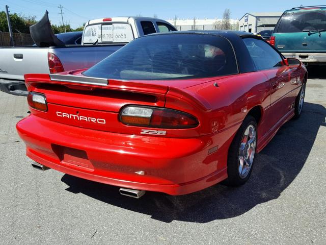 2G1FP22G4Y2149395 - 2000 CHEVROLET CAMARO Z28 RED photo 4