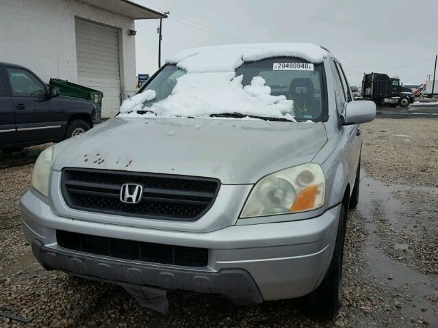 2HKYF18593H604970 - 2003 HONDA PILOT EXL GOLD photo 2