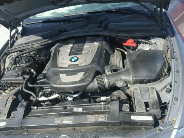 WBAEA53588CV90558 - 2008 BMW 650 I GRAY photo 7
