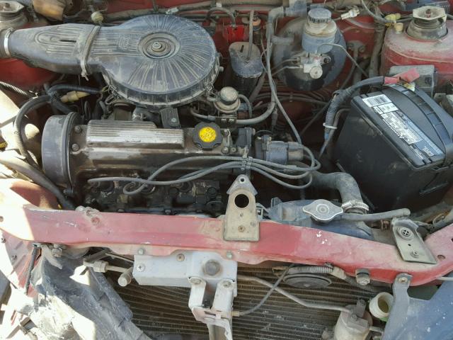 2C1MR2265V6758965 - 1997 GEO METRO RED photo 7