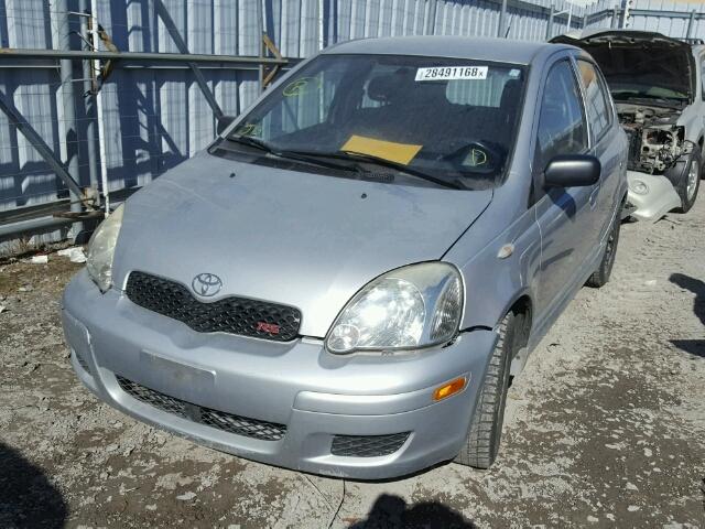 JTDKT123740048811 - 2004 TOYOTA ECHO SILVER photo 2