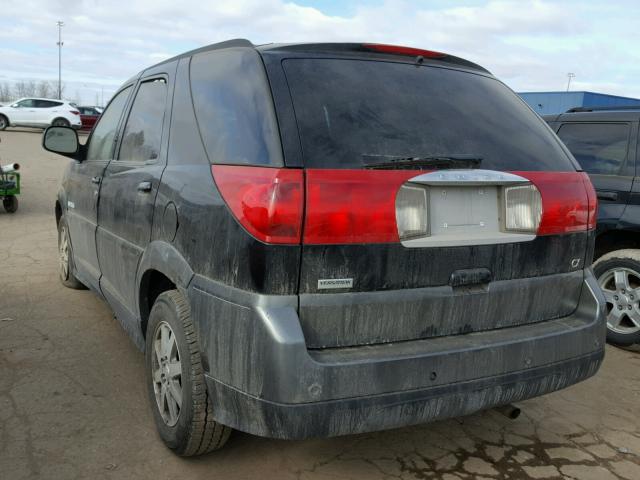 3G5DB03E13S588403 - 2003 BUICK RENDEZVOUS BLACK photo 3