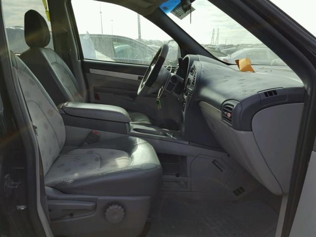 3G5DB03E13S588403 - 2003 BUICK RENDEZVOUS BLACK photo 5