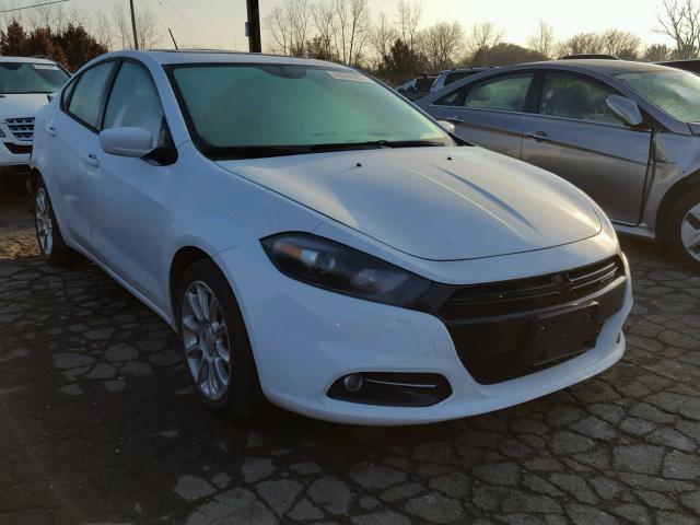 1C3CDFBA1DD300160 - 2013 DODGE DART SXT WHITE photo 1