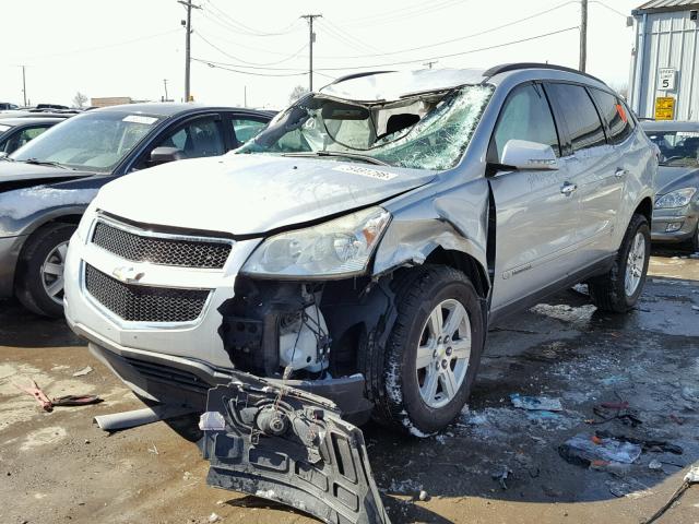 1GNER23D19S141724 - 2009 CHEVROLET TRAVERSE L SILVER photo 2