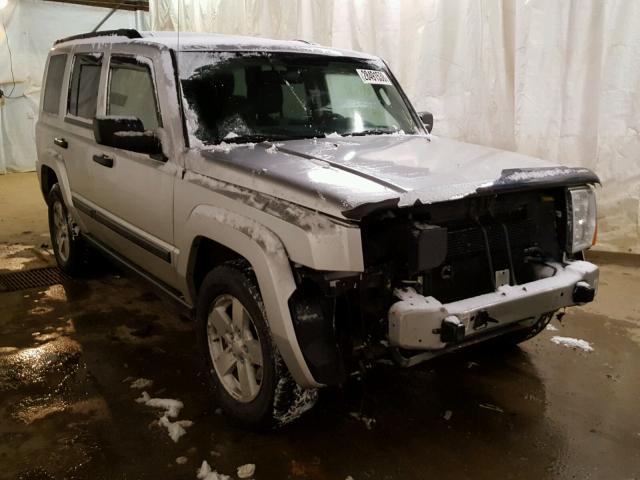1J8HG48N96C232117 - 2006 JEEP COMMANDER SILVER photo 1