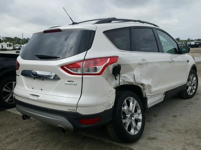 1FMCU0H93DUC59404 - 2013 FORD ESCAPE SEL WHITE photo 4