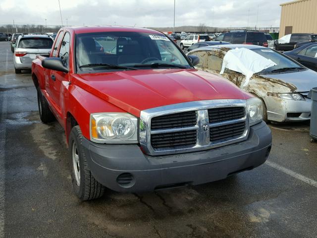 1D7HE22K96S554610 - 2006 DODGE DAKOTA ST RED photo 1