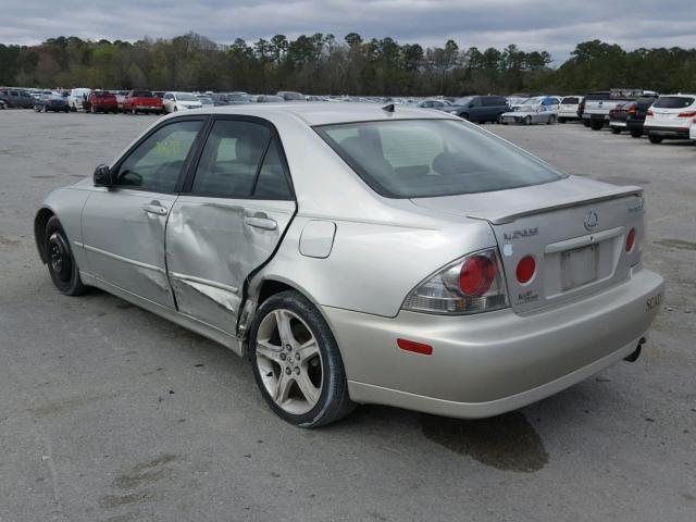 JTHBD192X20050056 - 2002 LEXUS IS 300 SILVER photo 3