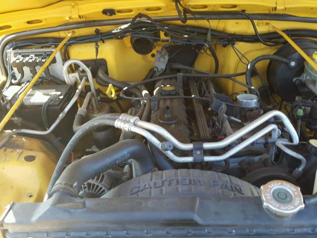 1J4FA39S13P374295 - 2003 JEEP WRANGLER C YELLOW photo 7