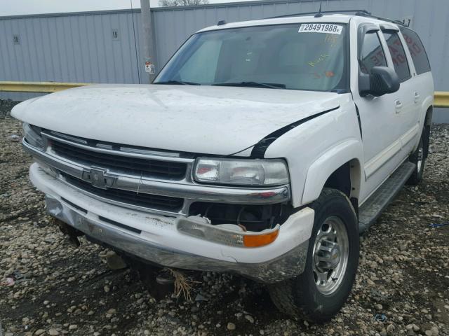 3GNGK26G94G314134 - 2004 CHEVROLET SUBURBAN K WHITE photo 2