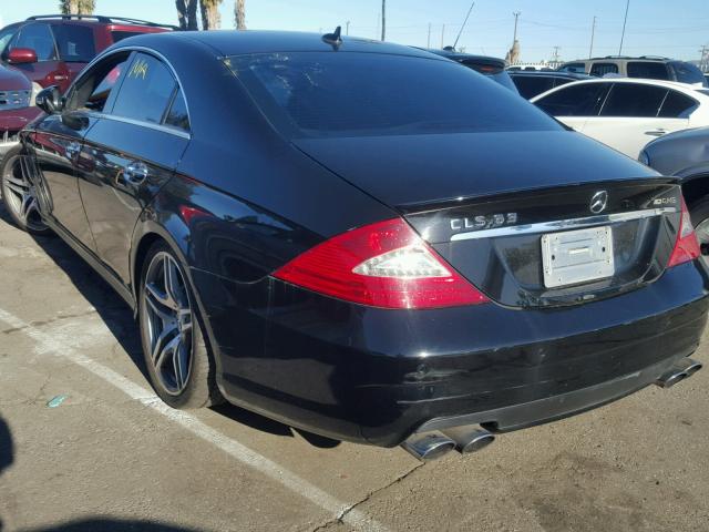 WDDDJ77X79A144992 - 2009 MERCEDES-BENZ CLS 63 AMG BLACK photo 3