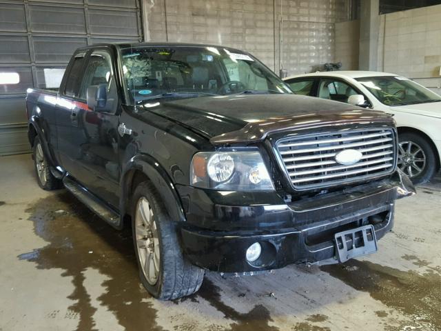 1FTRX12576FA94448 - 2006 FORD F150 შავი ფოტო 1