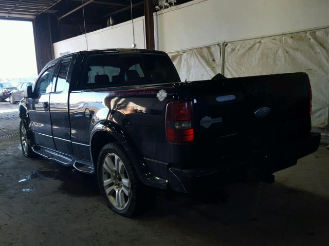 1FTRX12576FA94448 - 2006 FORD F150 შავი ფოტო 3
